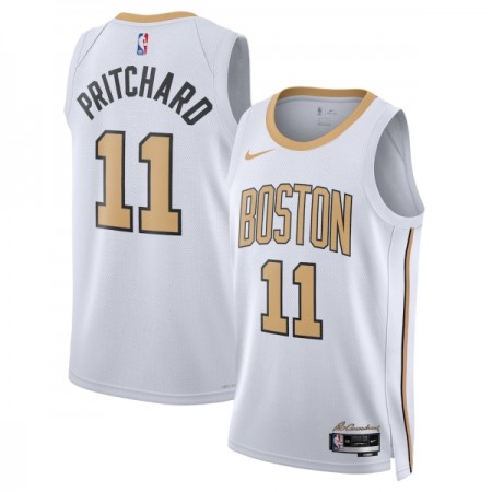 Maillot Homme Boston Celtics Payton Pritchard 2025-26 Nike City Edition Blanc Swingman